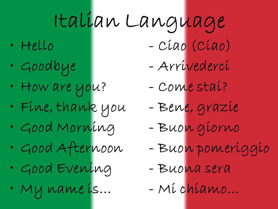 در ایتالیا به زبان ایتالیایی صحبت کنید