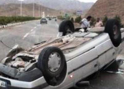 واژگونی مرگبار خودرو پژو پارس در جهرم
