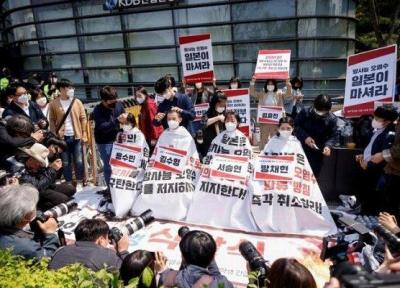 دانشجویان معترض کره ای موی سر خود را تراشیدند