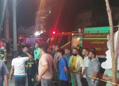 آتش سوزی آپارتمان 36 واحدی در قزوین، 20 نفر مصدوم شدند